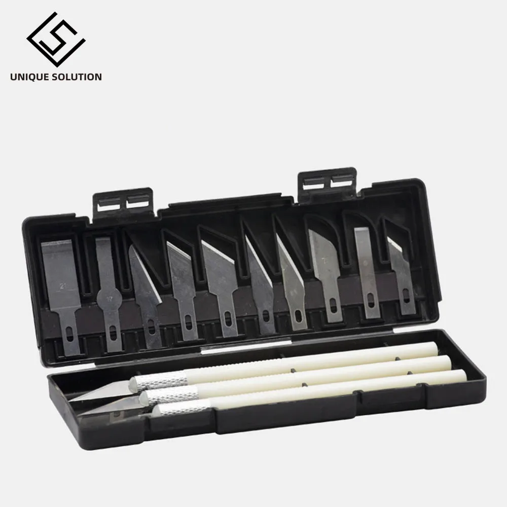 13PCS/Set Engraving Knife Carving Tool Scalpel Knife DIY 3D Printer Parts for 3D Model Cutter Material Removal Tool