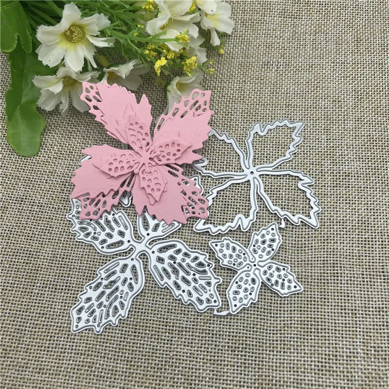 Lace Edge Flower Frame Metal cutting dies  mold Round hole label tag Scrapbook paper craft knife mould blade punch stencils dies