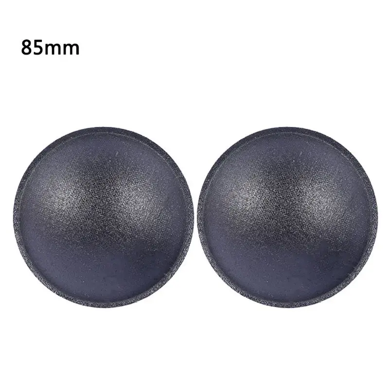 Lot 5 Capuchons Anti-Poussière Haut-Parleur 85 Mm – Protecteur Tissu Élégant Noir Pour Enceintes Graves/Médiums