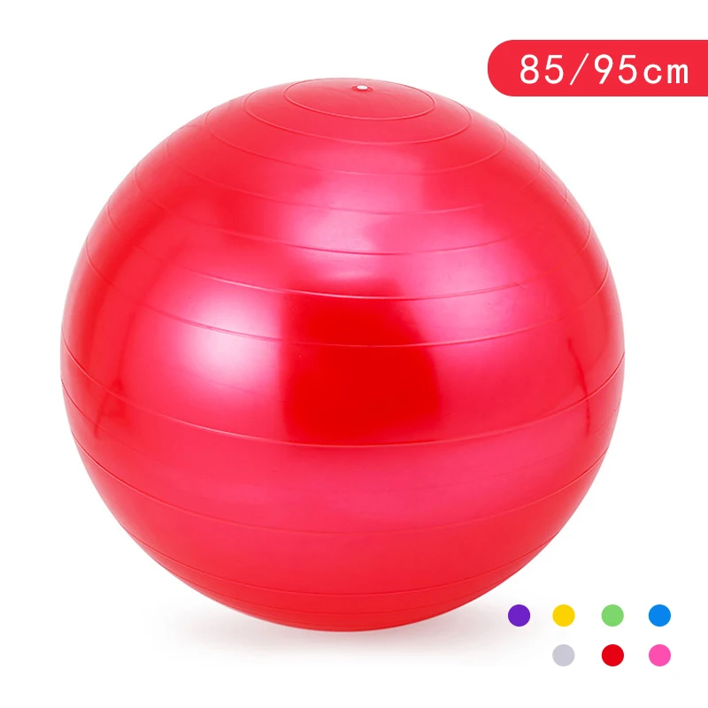 Yoga Ball 85/95cm Large Pilates Explosion-proof Yoga Ball Shaping Body Weight Loss Fitness Gymnastics Movement Fitness Balloons