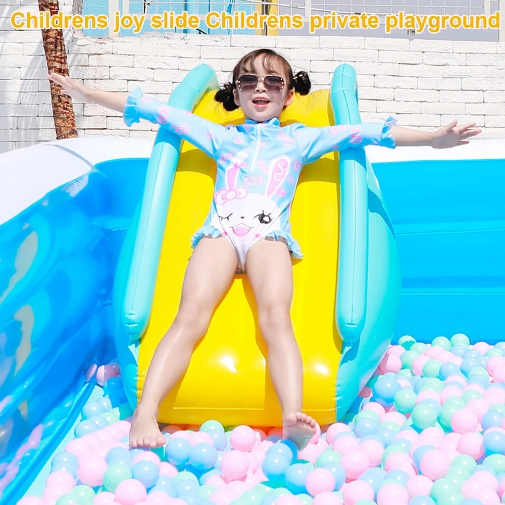 Inflatable กลางแจ้งสไลด์ว่ายน้ำสำหรับเด็กสระว่ายน้ำน้ำสไลด์ Bouncer Backyard เด็กฤดูร้อนของเล่นน้ำสไลด์