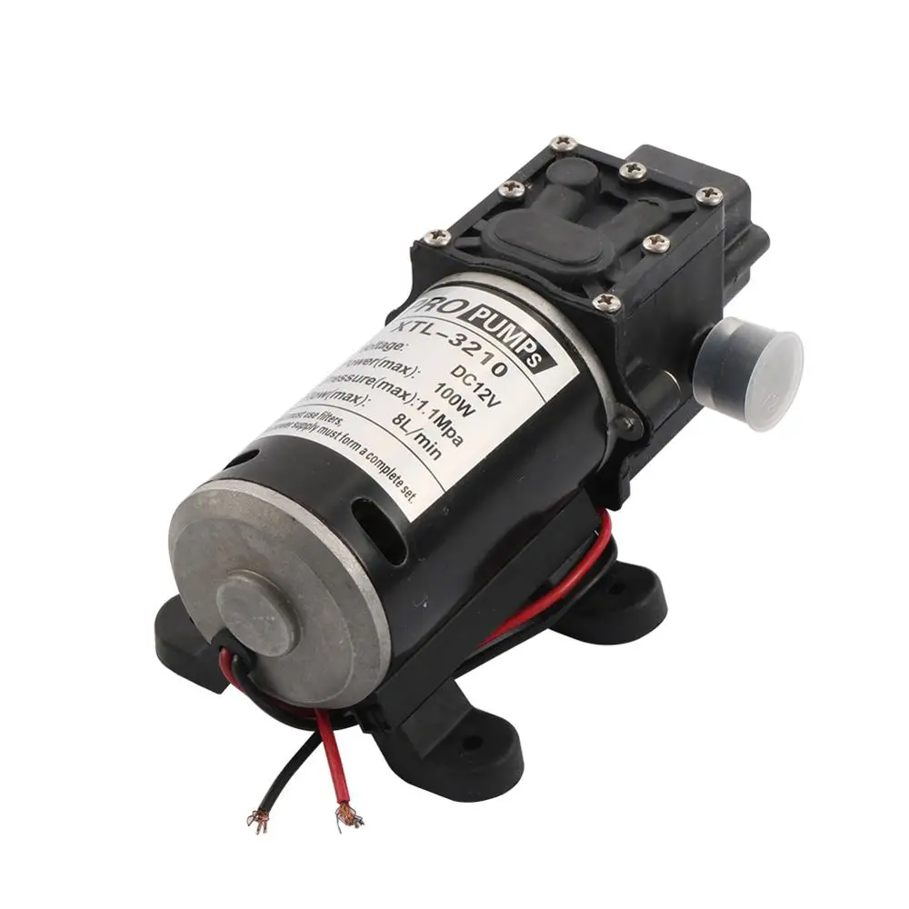 Dc12v 100w Self-priming Diaphragm Water Pump Backflow Pump High Pressure Diaphragm Pump Garden Irrigation Water Pump