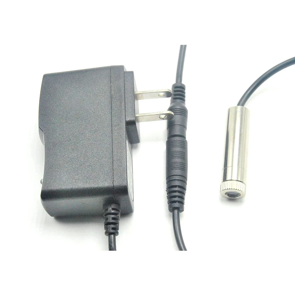 3Pcs 650nm 30Mw 12X35Mm Positionering Focusable Laser Diode Module W Ac Adapte