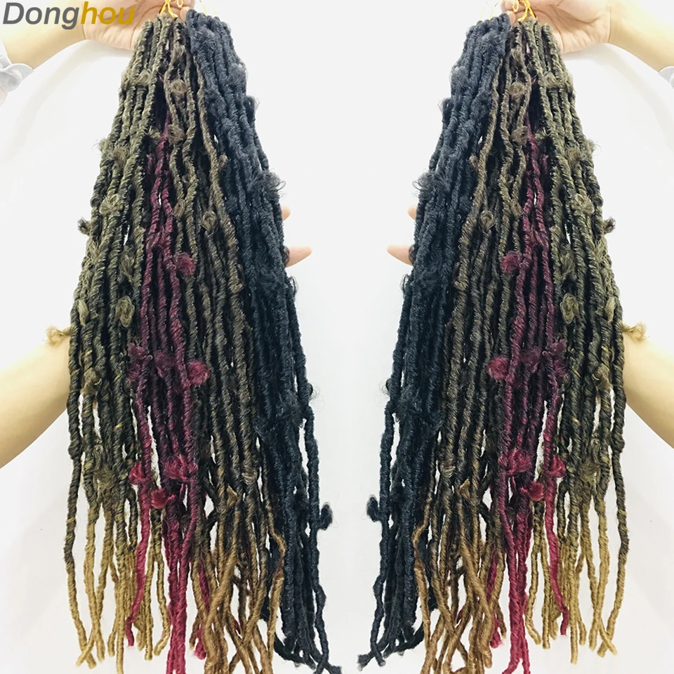 

Ombre Butterfly Locks Crochet Hair 1b 27 30 Bug Crochet Braids Soft Locs Pre Looped Synthetic Braiding Hair Extensions 6 Packs