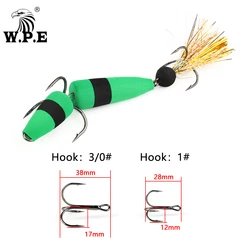 W.P.E Mandula XL Swimbait para lubina – Señuelo suave multicolor