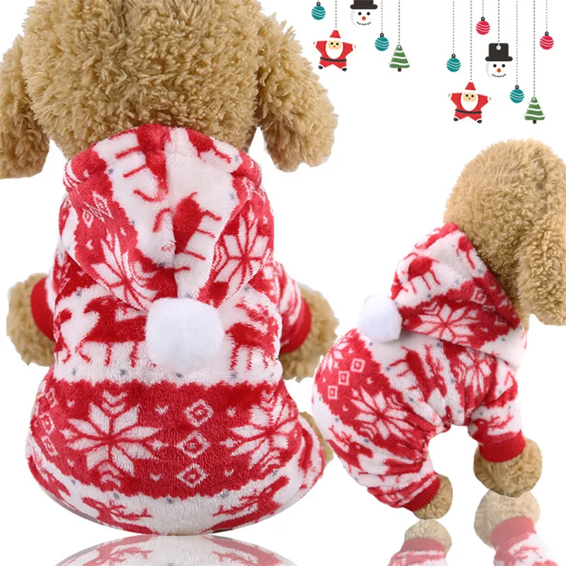 Soft Warm Pet Dog Jumpsuits Clothing for Dogs Pajamas Fleece Pet Dog Clothes for Dogs Coat Jacket Chihuahua Yorkshire Ropa Perro