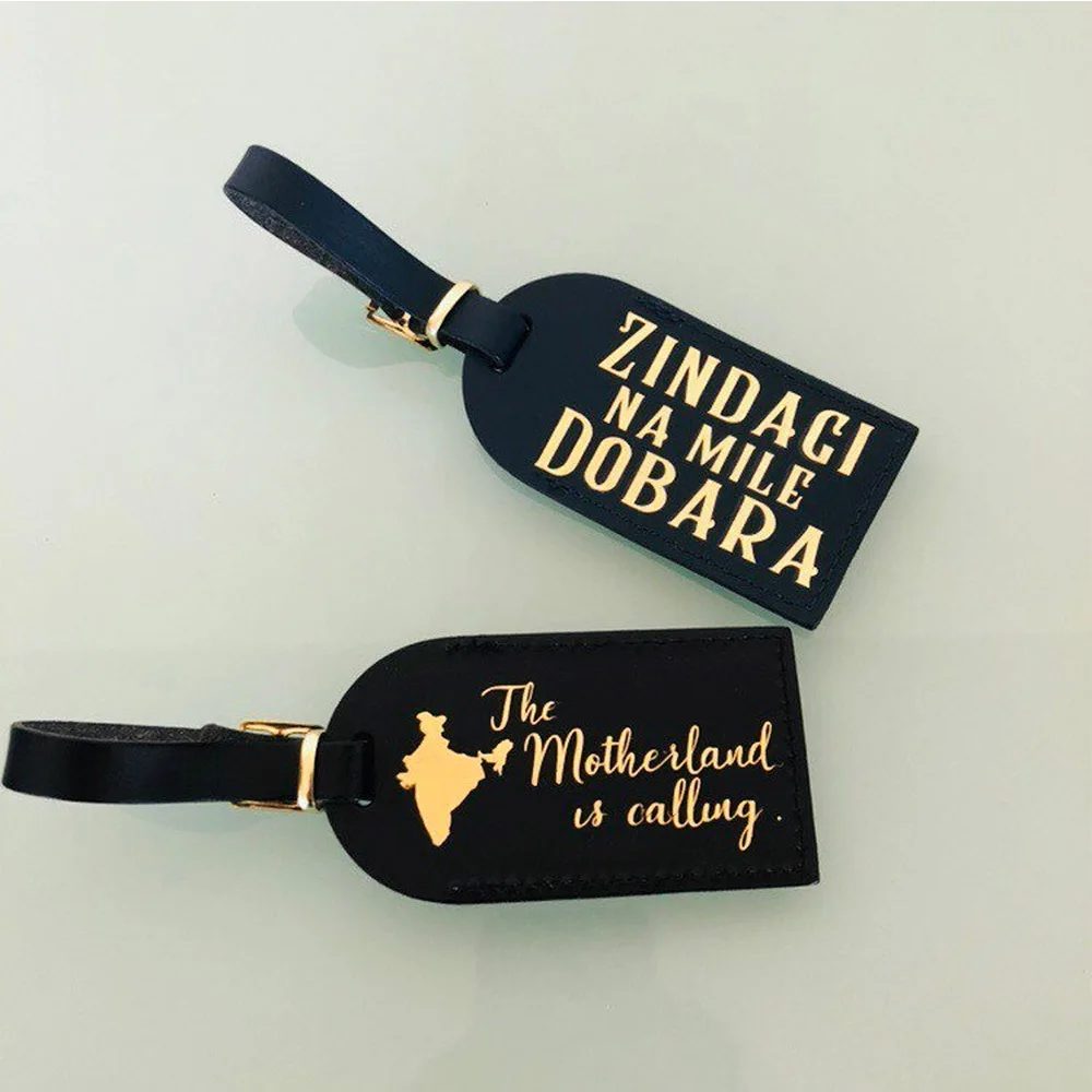 Personalised Luggage Travel Tag Bride Bridesmaid Gift Custom Wedding Party Favor Faux Leather Luggage Tags with Name