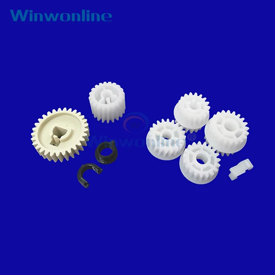 1Set Penggantian Gear Kit CB414-67923 RU5-0956 RU5-0957 RU5-0958 RU5-0959 RU5-0964 RU5-0966 Bushing untuk HP P3005 3027 M3035