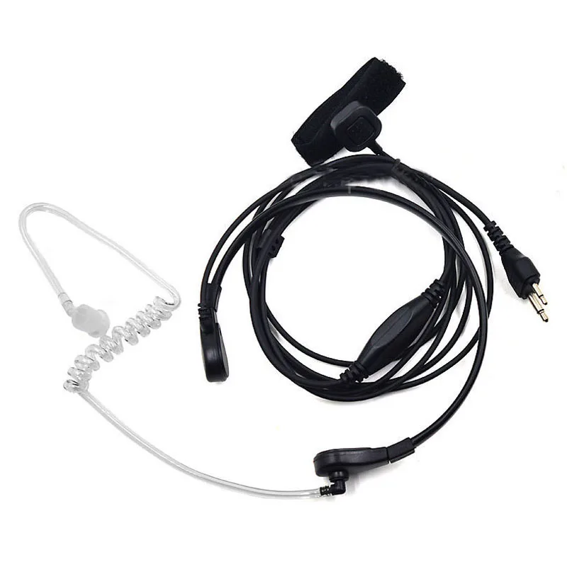 Throat Mic Microphone Air Tube Earpiece Walkie-talkie Laryngophone Headset For ICOM IC-F3 V80 V82 SL25 Maxon Yaesu Vertex Radio