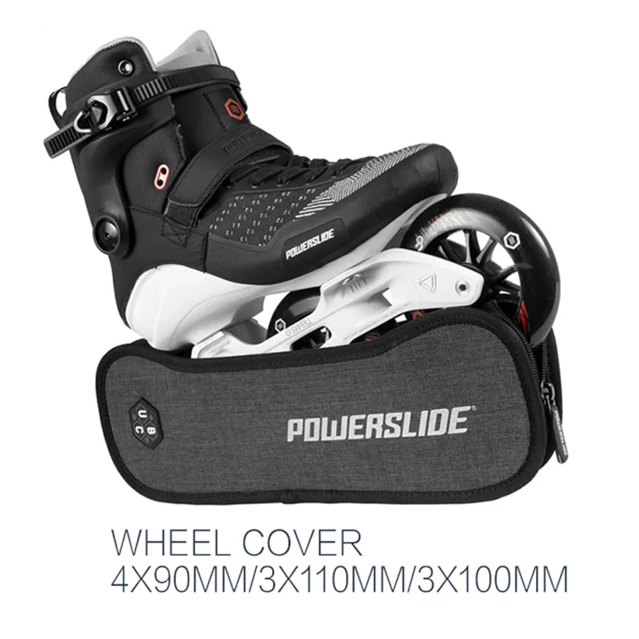 100% Original Powerslide UBC Inline Skate Frames Wheels Cover For 4*80//8490/100/110/125mm Skating Shoes Base Patines Basin Bag