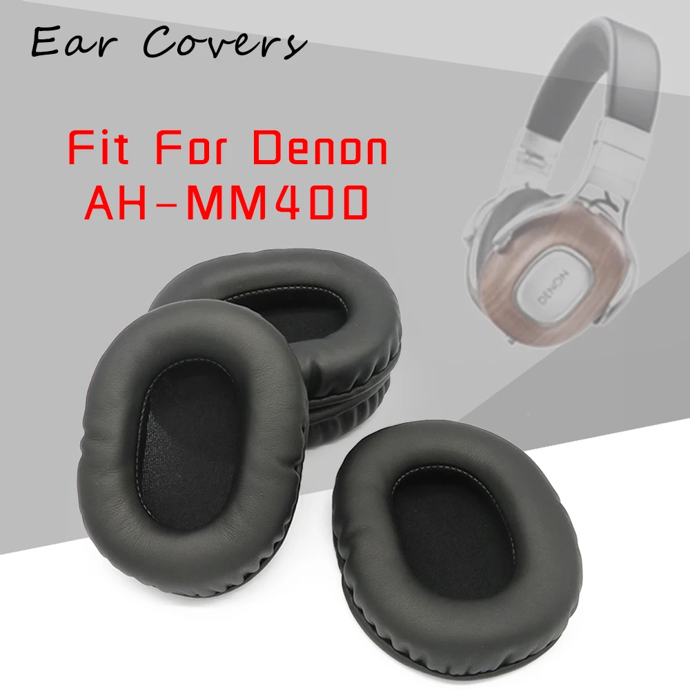 Ear Pads For Denon AH MM400 AH-MM400 Headphone Earpads Replacement Headset Ear Pad PU Leather Sponge Foam