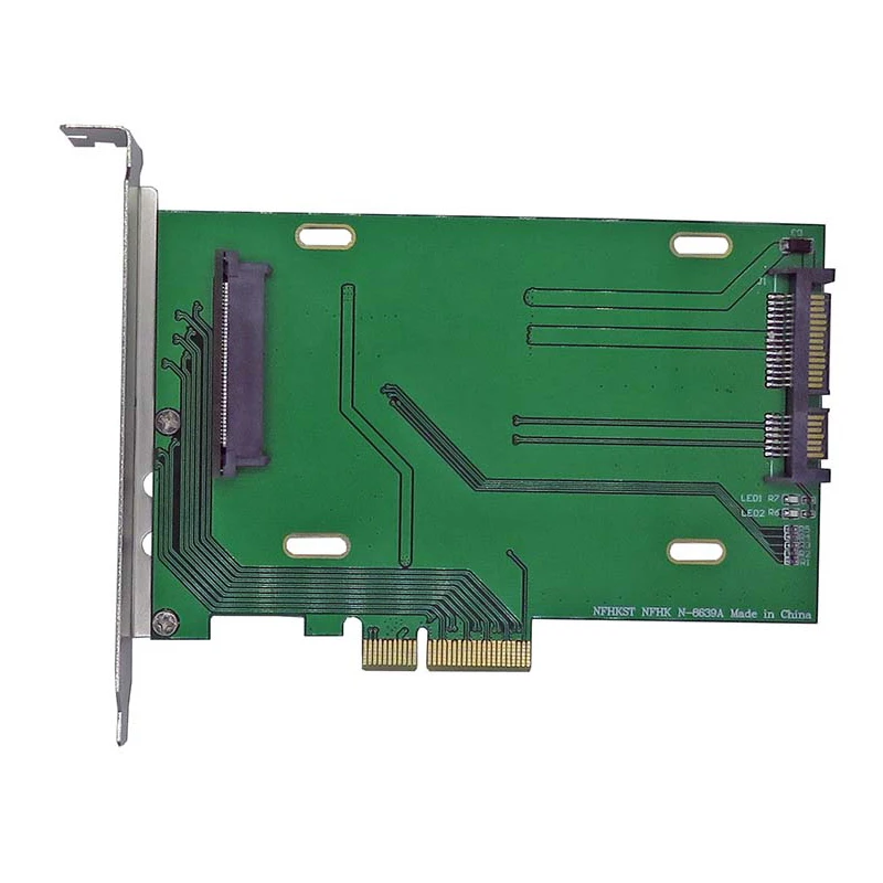 H1111Z Add On Card PCI-E 3.0 x4 Lane to U.2 U2 Kit SFF-8639 Host Adapter for Intel Motherboard 750 2.5