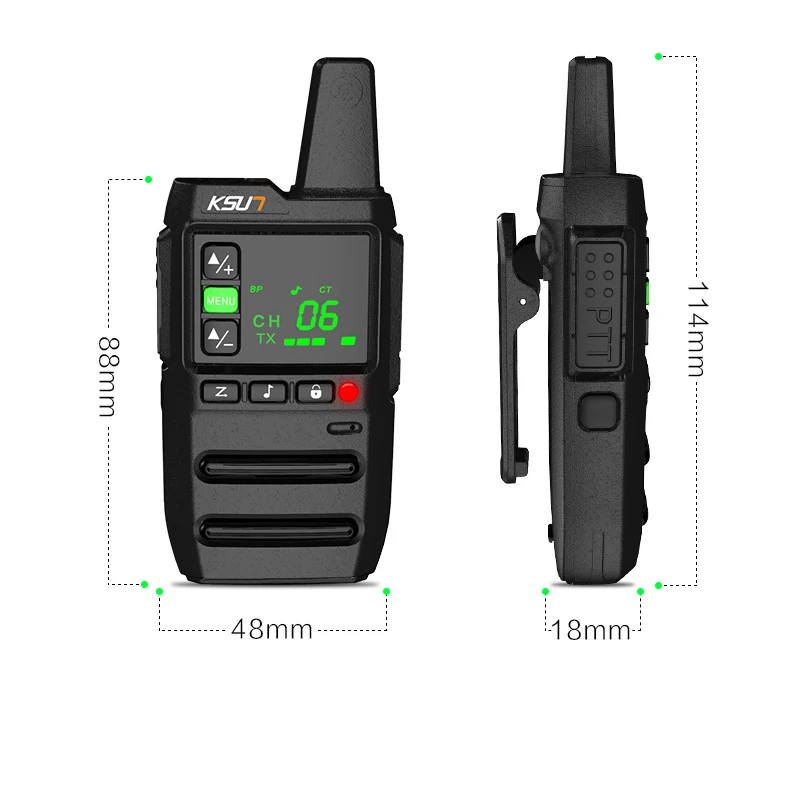 Portable Waterproof Walkie Talkies, 2 Pack, FRS Rechargeable, Two Way Radios, USB Charging Battery, Outdoor Camping, Hiking