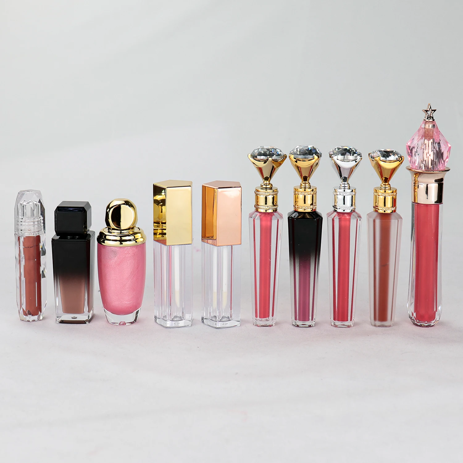 Wholesale Lip Gloss Custom Logo Private Label No Brand Custom Lipgloss Tube No Logo Lipstick Vendor