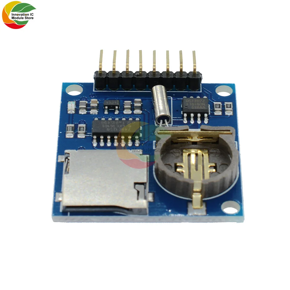 Mini DS1307 V1.0 Real Time Clock Logger Data Logger modulo di espansione Micro Slot per schede di memoria per Arduino per Raspberry Pi 3.3V