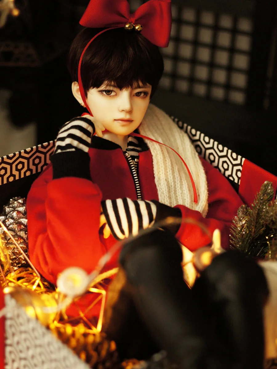 Hwayoung BJD Ball Jointed Doll 1/3 Handsome Free Eyes Resin Figures Gift Toys Optional full set