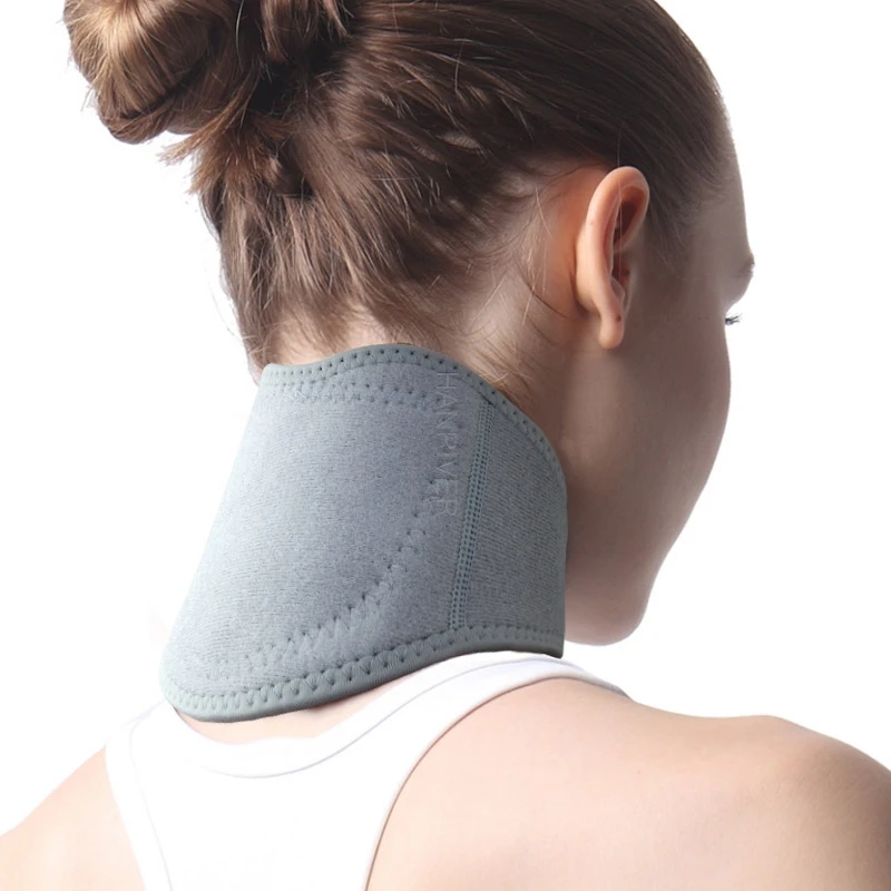 1PCS Tourmaline Neck Belt Self-heating brace magnetic Therapy Wrap Protect band Neck Support Massager belt Health Care