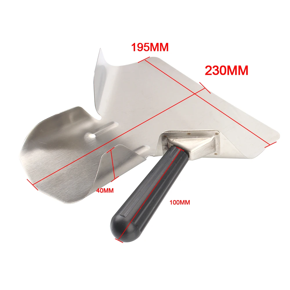 Special For Hamburger Stainless Steel Popcorn Packing Shovel Kitchen Gadget Baking Tool Shovel French Fries Shovel