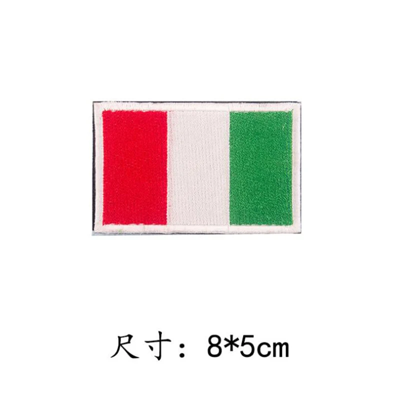 Embroidery Patch Of National Flag Badges In The World, High Temperature Ironing Patch Used For DIY Stripe Decoration Of Clothes