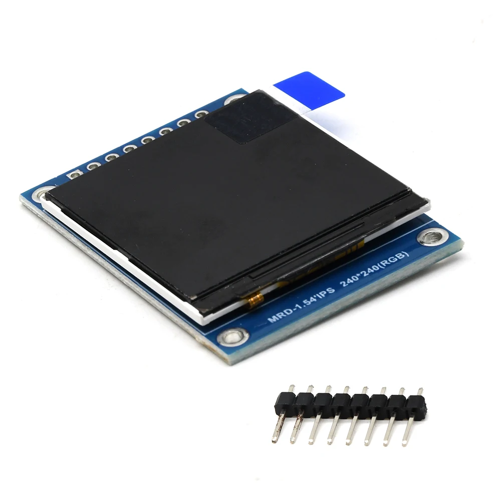 1.54 Inch LCD SPI Serial Port Module TFT Color Screen ST7789 Driving Resolution 240x240 LCD Liquid Crystal Display Module 3.3V