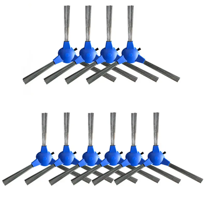 10Pcs เครื่องดูดฝุ่นด้านข้างแปรงสำหรับ IBoto Aqua V715B หุ่นยนต์เครื่องดูดฝุ่นอุปกรณ์เสริม