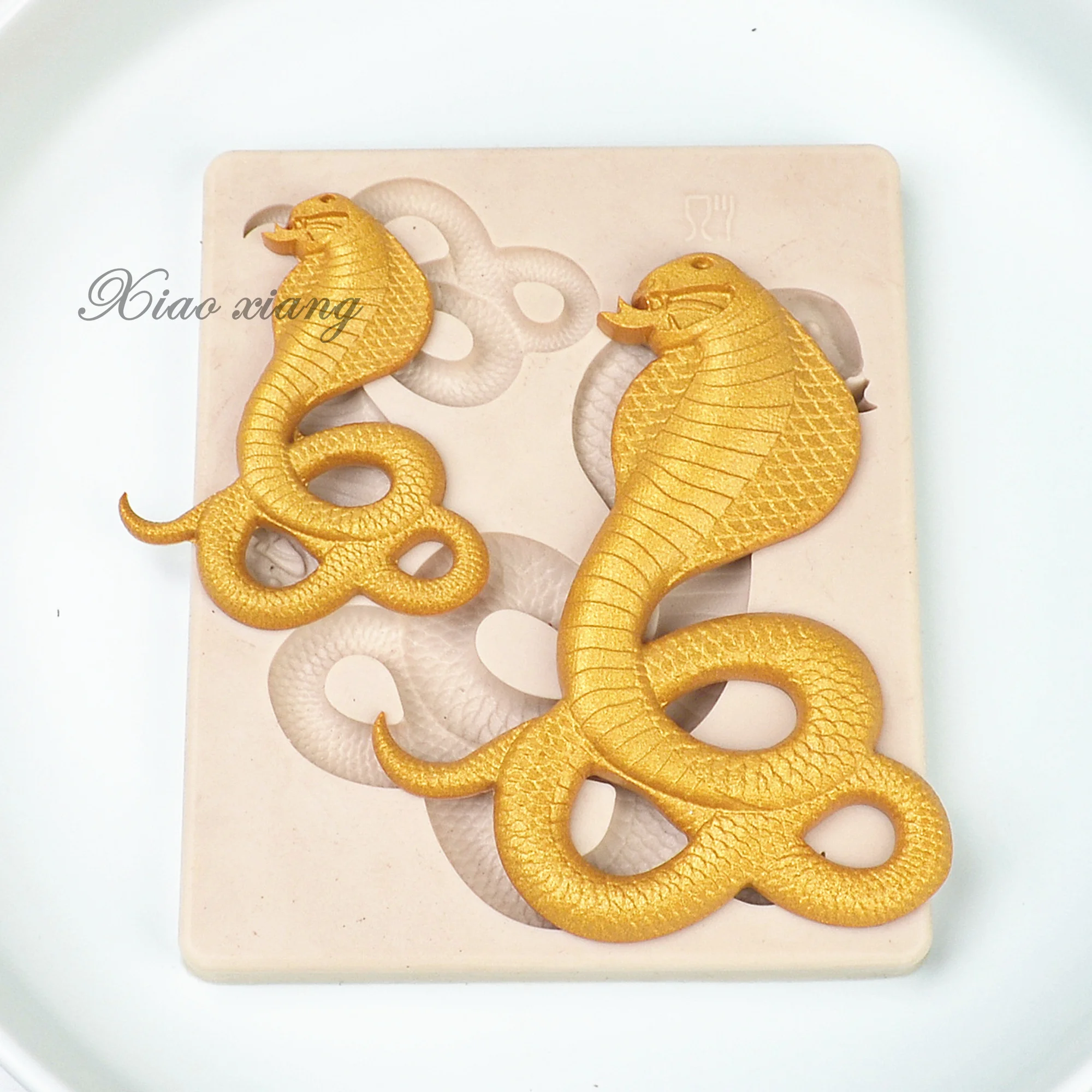 3D Snake Shape Silicone Molds For Baking DIY Kitchen Pastry Cake Fondant Resin Mould Dessert Chocolate Lace Decoration FM1028