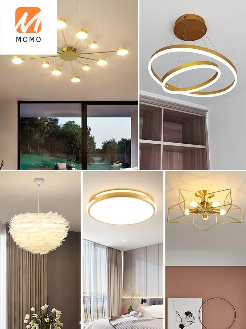 Diaphragm Lamp Castle Light Luxury Living Room Ceiling Lamp Package Modern Minimalist Nordic Restaurant