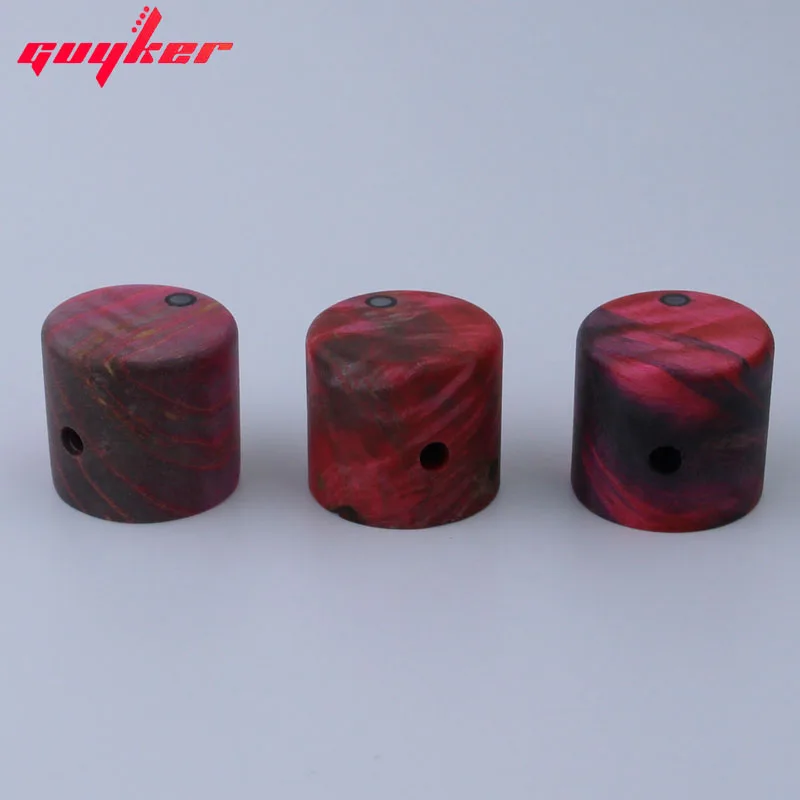 3 PCS Adjustable Natural Wood Copper Shaft Knob Knobs for Guitar/Bass Available in three colors