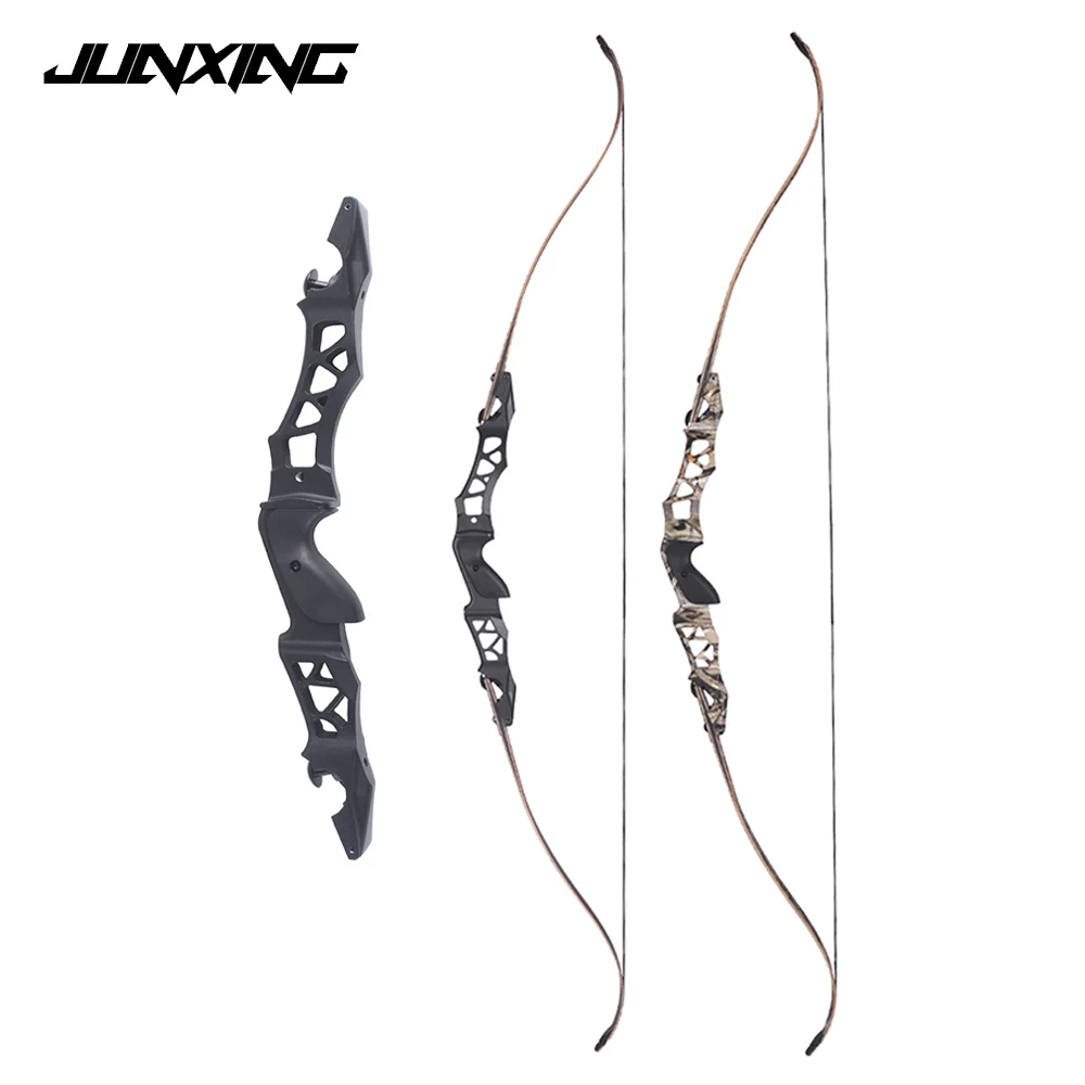 

64 Inches 30-60 Lbs Recurve Bow with 21 Inches Riser for Right Hand User Archery Hunting Shooting