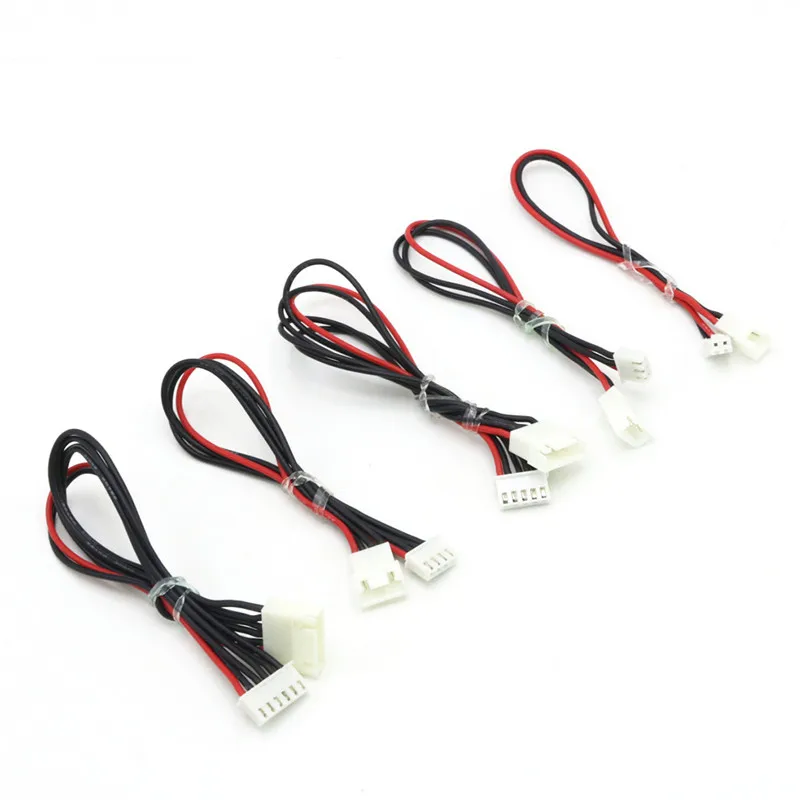 5Pcs/Lot JST-XH 1S 2S 3S 4S 5S 6S 20cm 22AWG Balance Wire Extension Charged Cable Lead Cord for RC Lipo Battery Charger