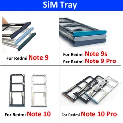 New SIM Card Tray Slot Holder For Xiaomi Redmi Note 7 9 9s 10 Pro Replacement Parts