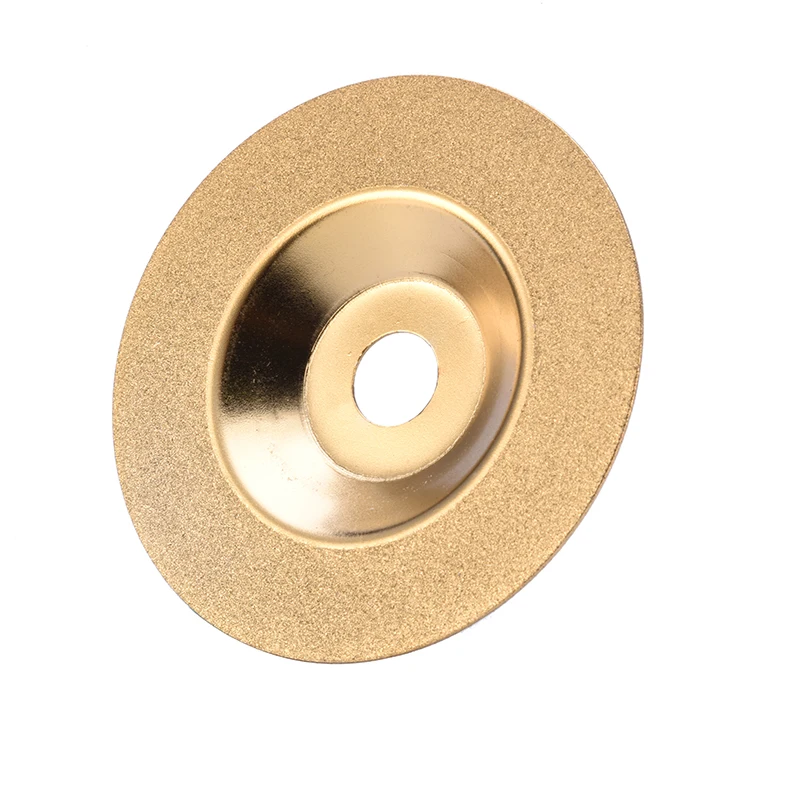 PW TOOLS 100 mm Gold Diamant Titan Schleifscheibe Polierscheiben Pads Schleifer Cup Winkelschleifer Drehwerkzeug Schleifstein Glas