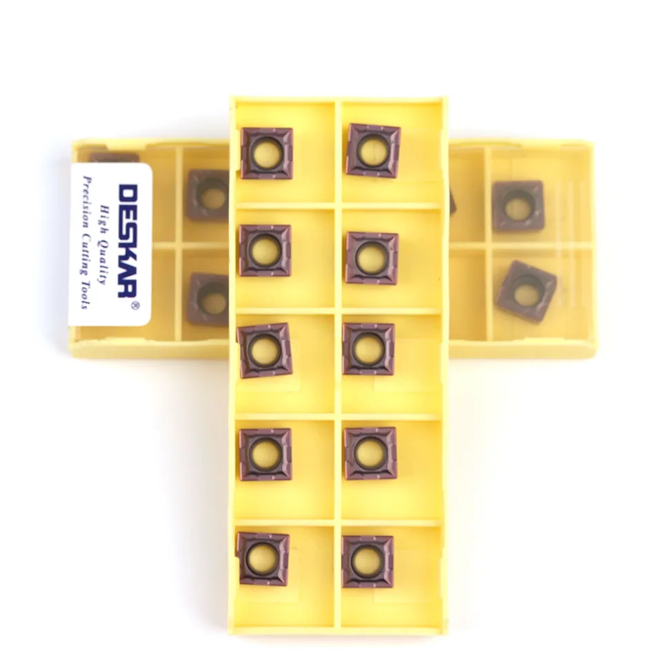 SCMT09T304 SCMT09T308 LF6018DESKAR Original ตัดคาร์ไบด์แทรกเครื่องกลึง CNC เครื่องมือสแตนเลสเครื่องมือ