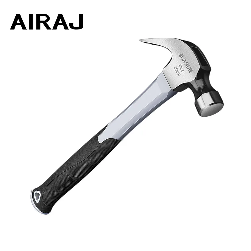 AIRAJ Claw Hammer Nail Hammer Non-slip Multi-function Handle Hammer Magnetic Automatic Nail Suction Hammer