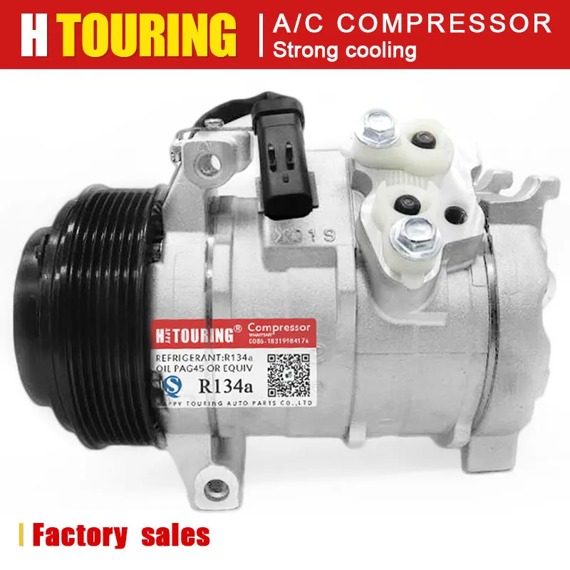 

10S17C A/C AC Compressor for Jeep Grand Cherokee V6 3.0L Turbocharged D 2007 2008 2009 55116835AF 55116835AE 55116835AF 7512471