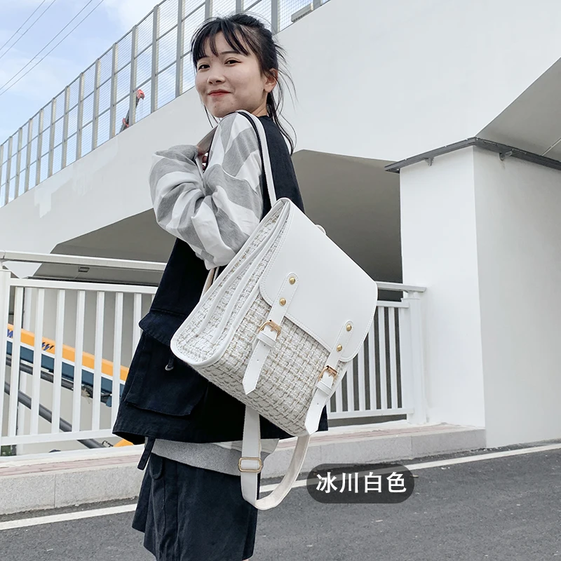 Schoolbag Girl's Backpack Big Black Mini School Bag High Child Teenagers Summer School Bags Women's Backpack New 2021