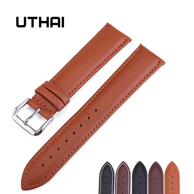 UTHAI Z24 Genuine Leather Watch Strap12 /14 /16 /18 /19 /20/22/24mm Watchbands