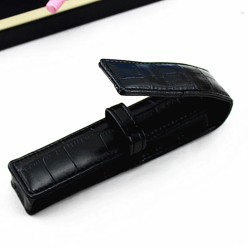 Handmade Leather Pen Case Pencil Bag Fountain Sleeve Bag Vintage Pouch for Single Pen Stylus Ballpoint Cute Stationary
