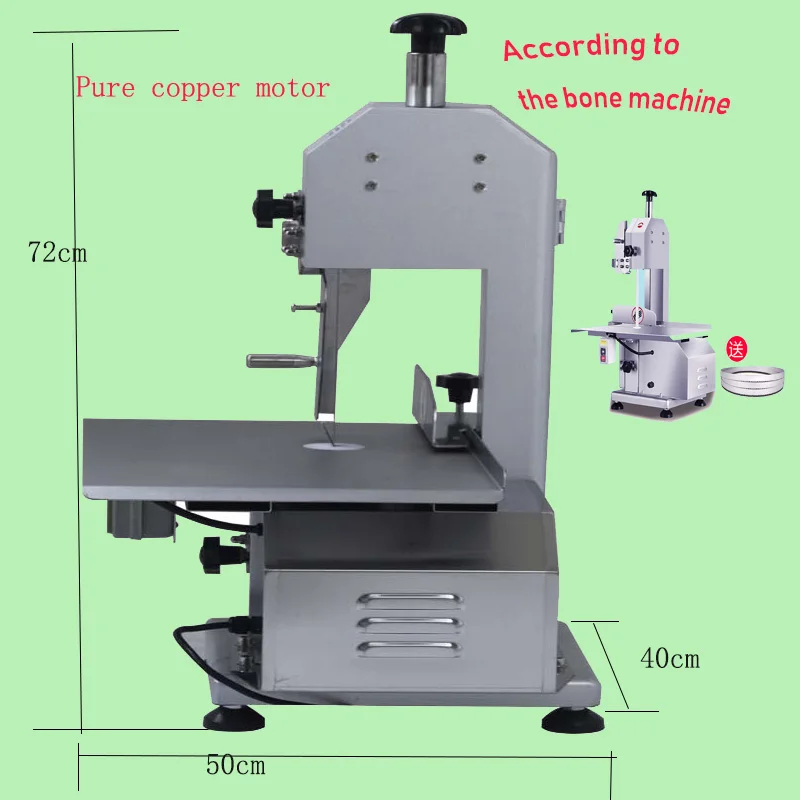 

Bone Sawing Machine Bone Cutting Machine Frozen Meat Cutter Commercial Cut Trotter Ribs Fish Meat Beef Machine 110V 220V