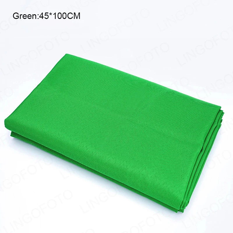 45x45cm 50x100cm 70x100 100x150 150x150cm Smooth Green Screen Chroma Key Background Green White Black Backdrop for Photo Studio