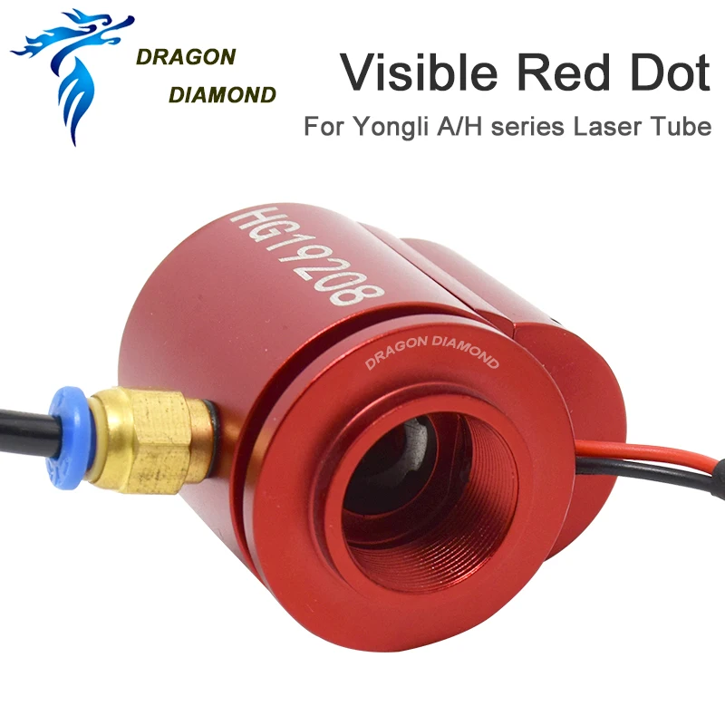 DRAGON DIAMOND Yongli H/A Series Red Dot Kit Assist utilizzato per il tubo Laser Yongli che regola il percorso della luce