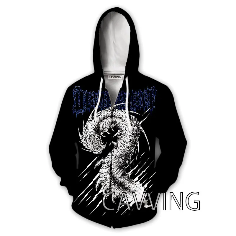 New Fashion  3D Print  Devourment  Band  Zipper Hoodies Zip Up Hooded Sweatshirts Harajuku Hoodie Hip Hop Sweatshirts