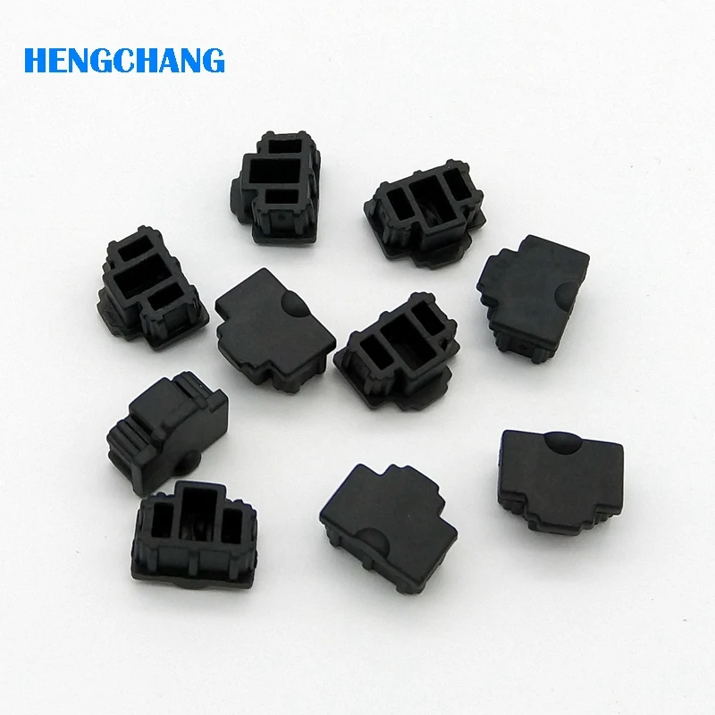 10pcs RJ45 connector ฝุ่นเครือข่ายยางป้องกันฝาครอบ