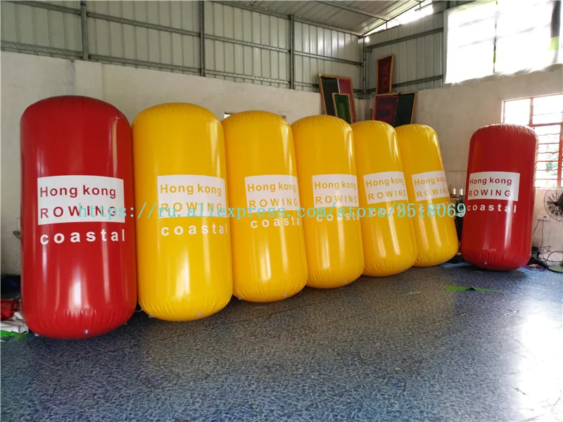 Sale of 1 meter diameter PVC water inflatable buoy, water racing sports inflatable buoy, floating floating logo