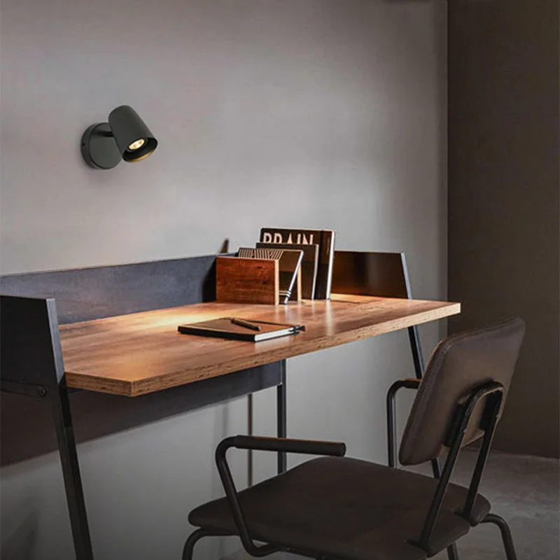 5W LED Ceiling Wall Lamp Simpl Style Folding Rotation Home Hotel Bedroom Living Room Bedside Reading Wall Light Sconce