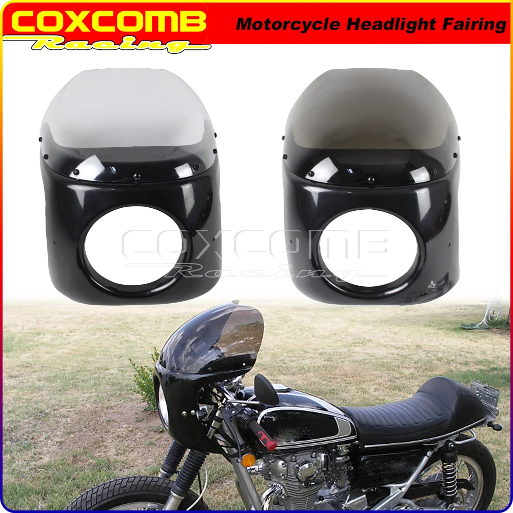 

For Honda CB CM CL GL CX SL 175 200 250 350 360 400 450 500 550 650 900 1000 1100 Motorcycle Rocket Mask Cover Head Lamp Fairing