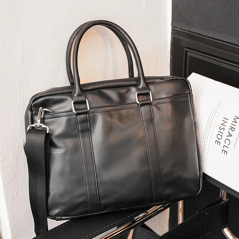 Business Men Briefcases Laptop Bag Luxury Multi-function Shoulder Bag Men Large Capacity Briefcase Male Crossbody Messenger Bags