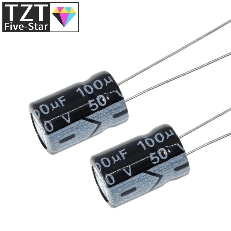 30/50 Stück Hochwertige 50V100UF 8*12mm 100UF 50V 8*12 Elektrolytkondensatoren – Detail 7