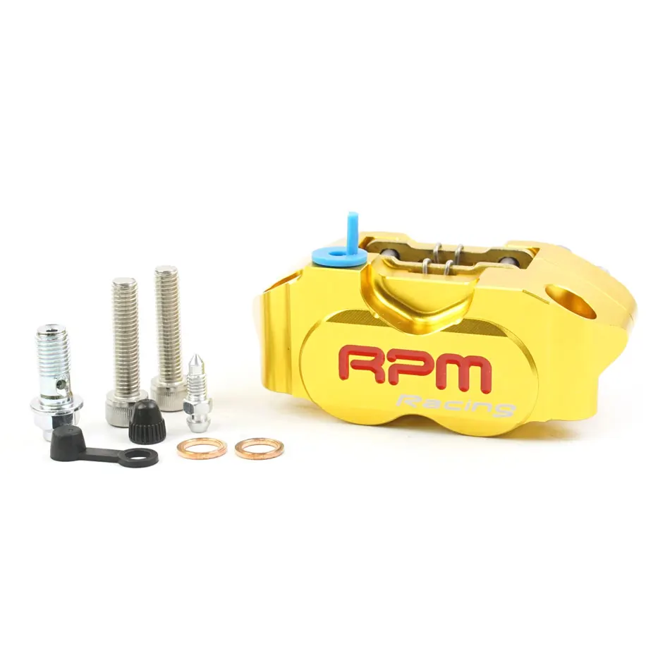 Motorrad RPM Bremssattel 4-Kolben für Yamaha Aerox Nitro RSZ JOG BWS 100 125 Zuma GROM Scooter Dirt Bike Scheibenbremssattel