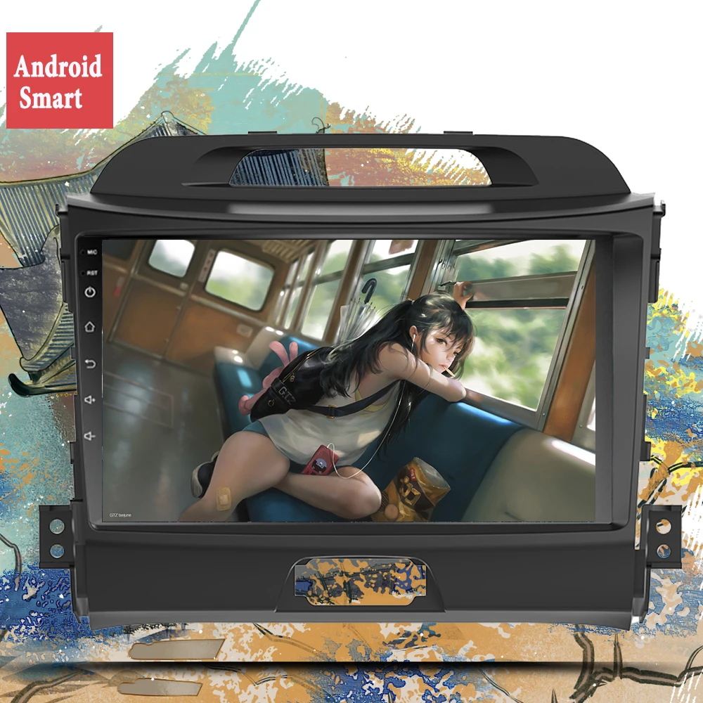 

8G+256G Android 14.0 DSP Car Radio Multimedia Video Player Navigation GPS din For KIA Sportage 3 2010 2011-2016 no dvd